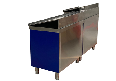 Edelstahtheke Arbeitstheke Schwaben