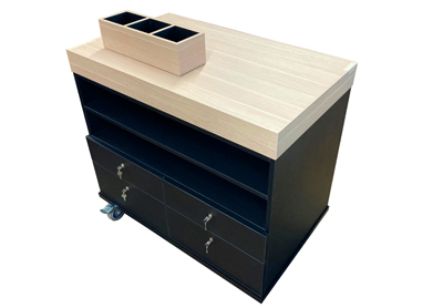 Messetheke Rolltheke Mobile Theke Sommer