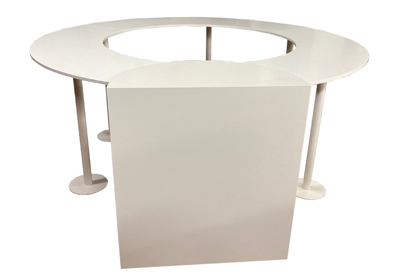 Rundtheke Baden präsentieren ausschenken promoten